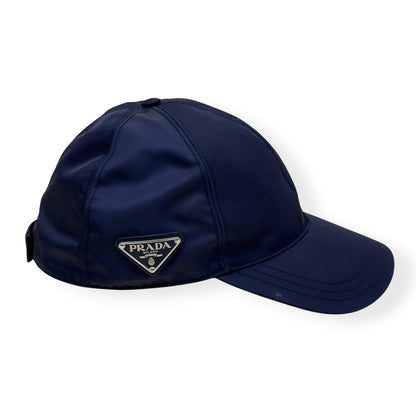 PRADA RE-NYLON BASEBALL CAP NAVY XL | O/S, Navy