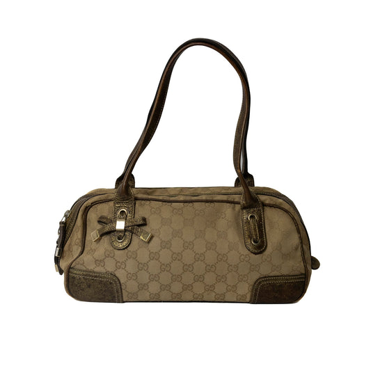 Gucci Monogram Bow Shoulder Bag