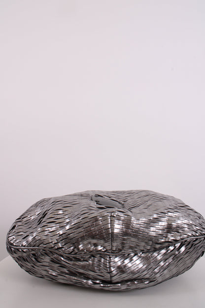 Jimmy Choo Mesh Cut Out Handbag Silver | O/S, Silver