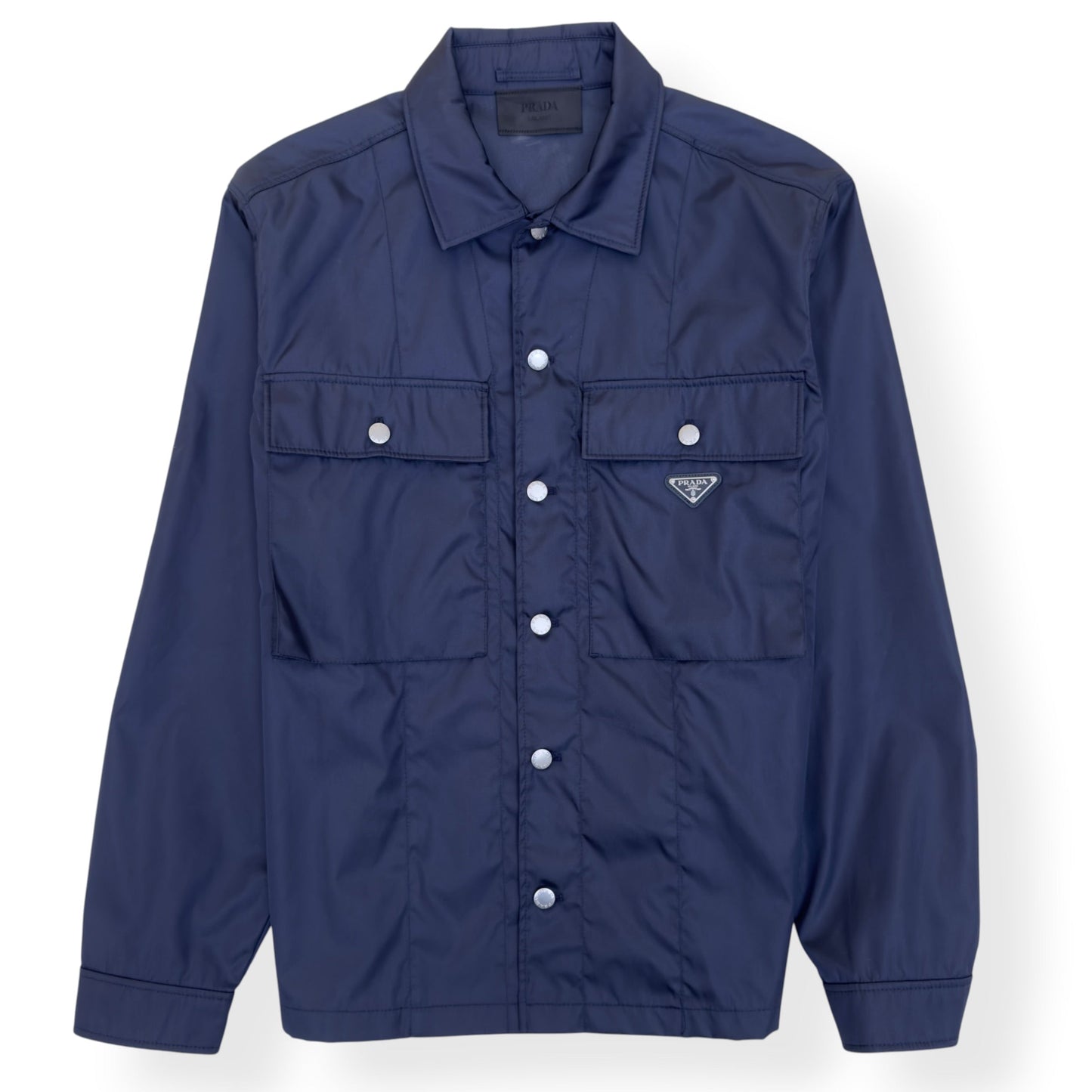 PRADA RE-NYLON DOUBLE POCKET JACKET NAVY XL | XL, Navy