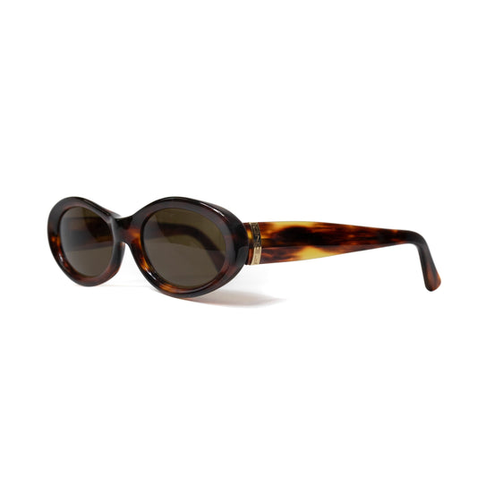 Fendi Rounded Tortoise Shell Sunglasses