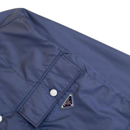 PRADA RE-NYLON DOUBLE POCKET JACKET NAVY XL | XL, Navy