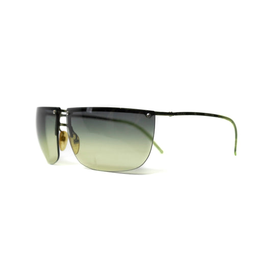 Gucci Green Frameless Ombré Sunglasses