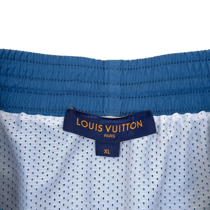 LOUIS VUITTON MONOGRAM SWIM SHORTS BLUE XL | XL, Blue