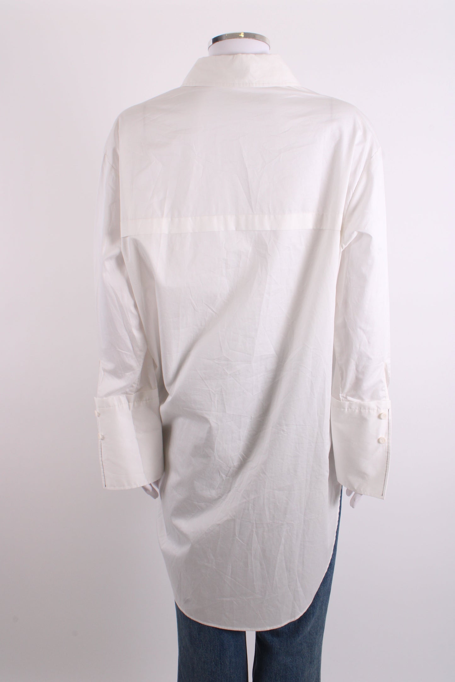 St Agni Oversized Shirt White S | Small, White