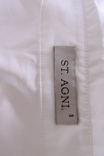 St Agni Oversized Shirt White S | Small, White
