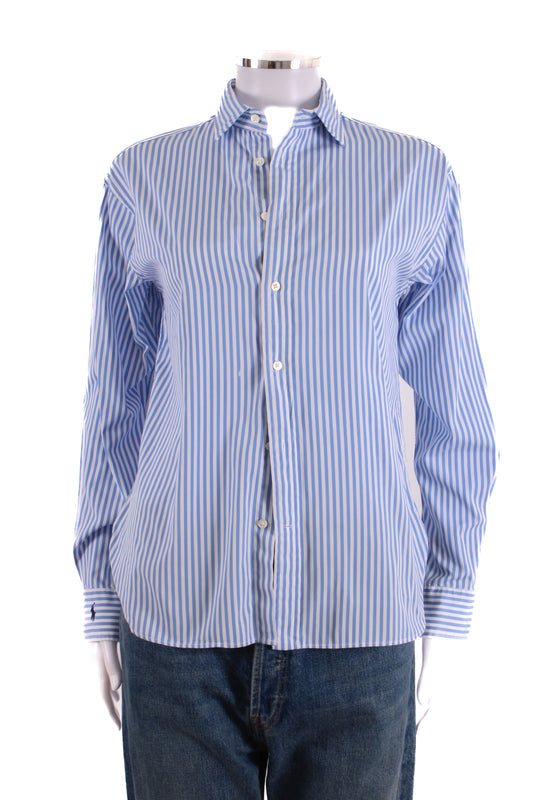 Polo Ralph Lauren L/S Stripe Shirt Blue/ White 4 | O/S, Blue