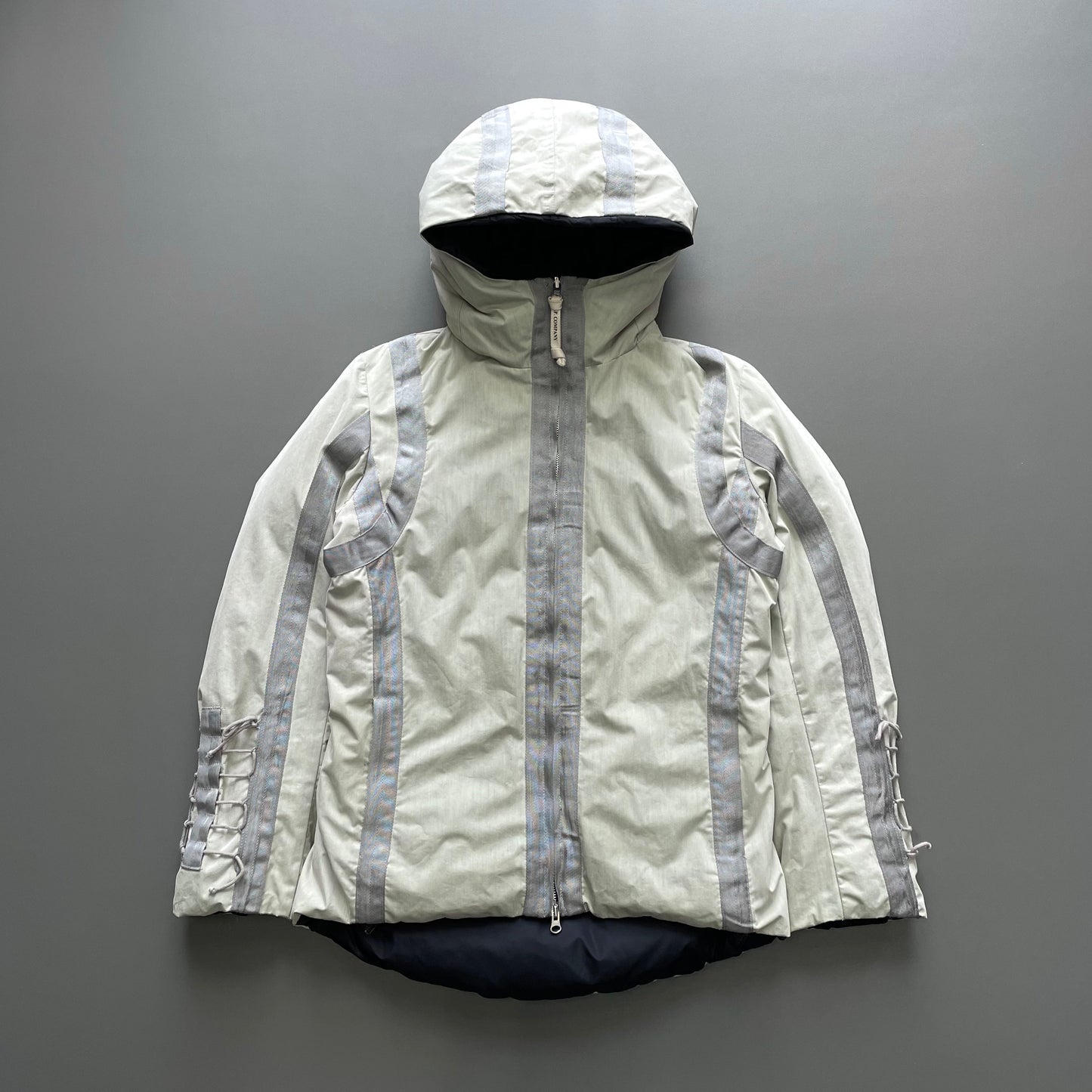 C.P. Company Grey & Black AW04 Women's Donna Down Puffer Jacket | Medium, Black