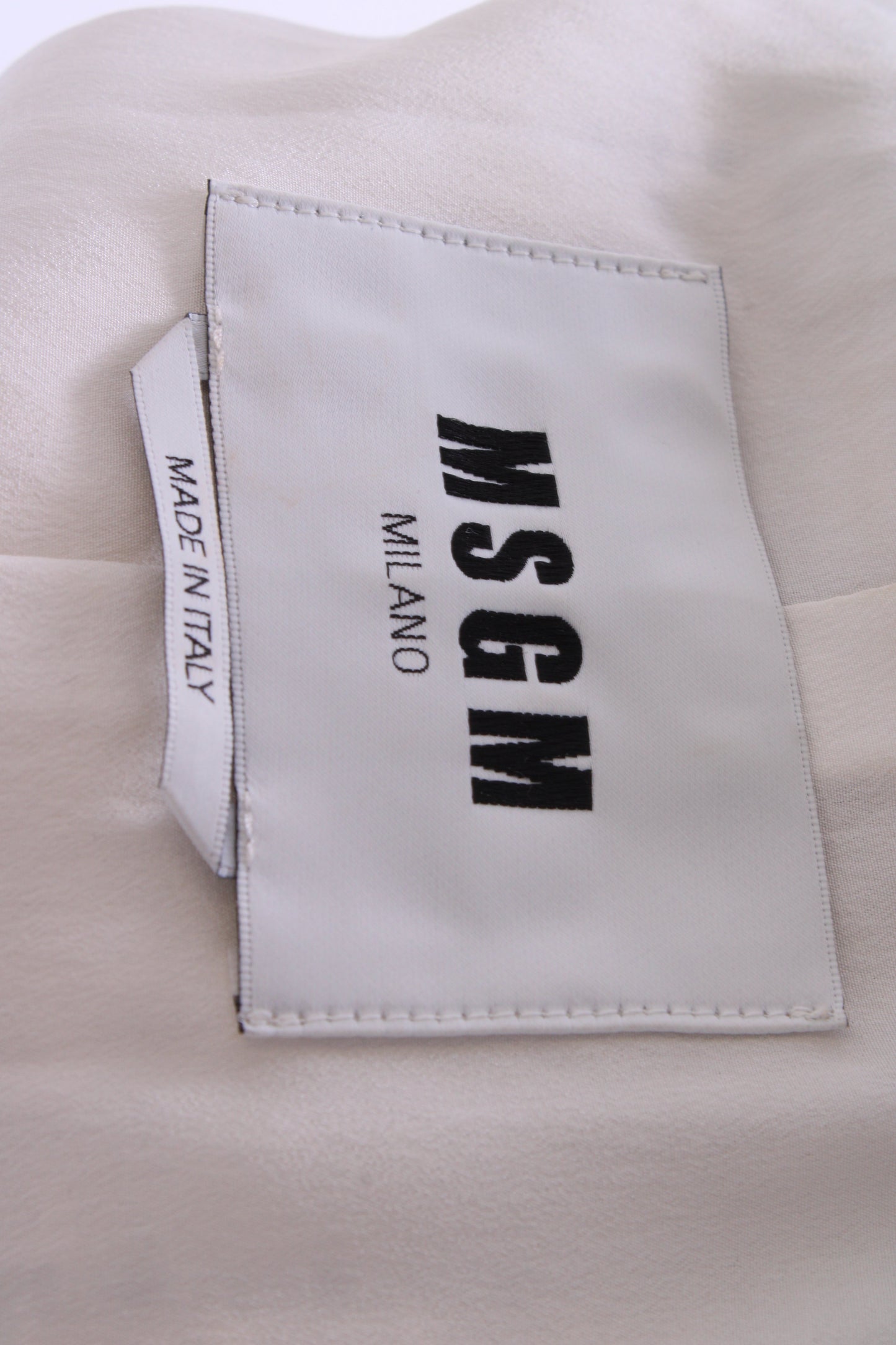 MSGM Check Tweed Blazer White 44 | O/S, Red