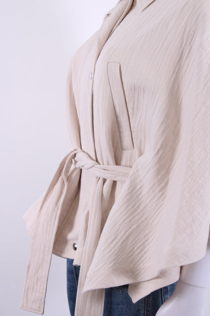 IRO Cotton Jacket Beige M | Medium, Beige