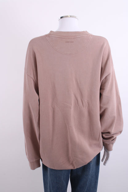 Anine Bing Logo Sweatshirt Taupe M | Medium, Taupe