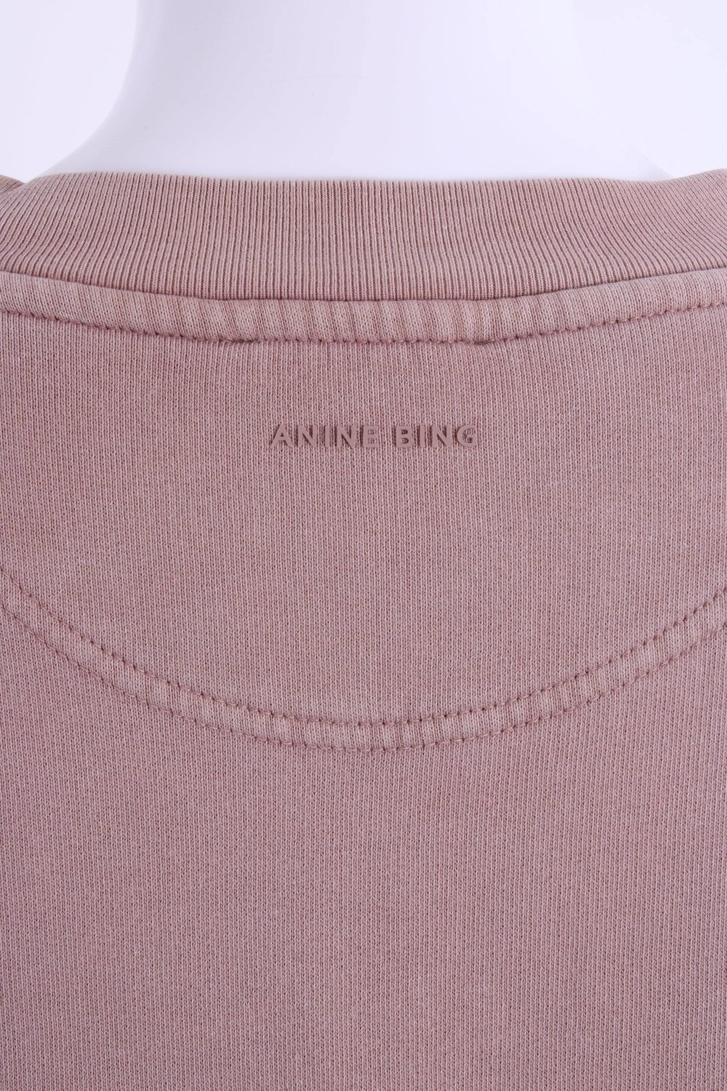 Anine Bing Logo Sweatshirt Taupe M | Medium, Taupe