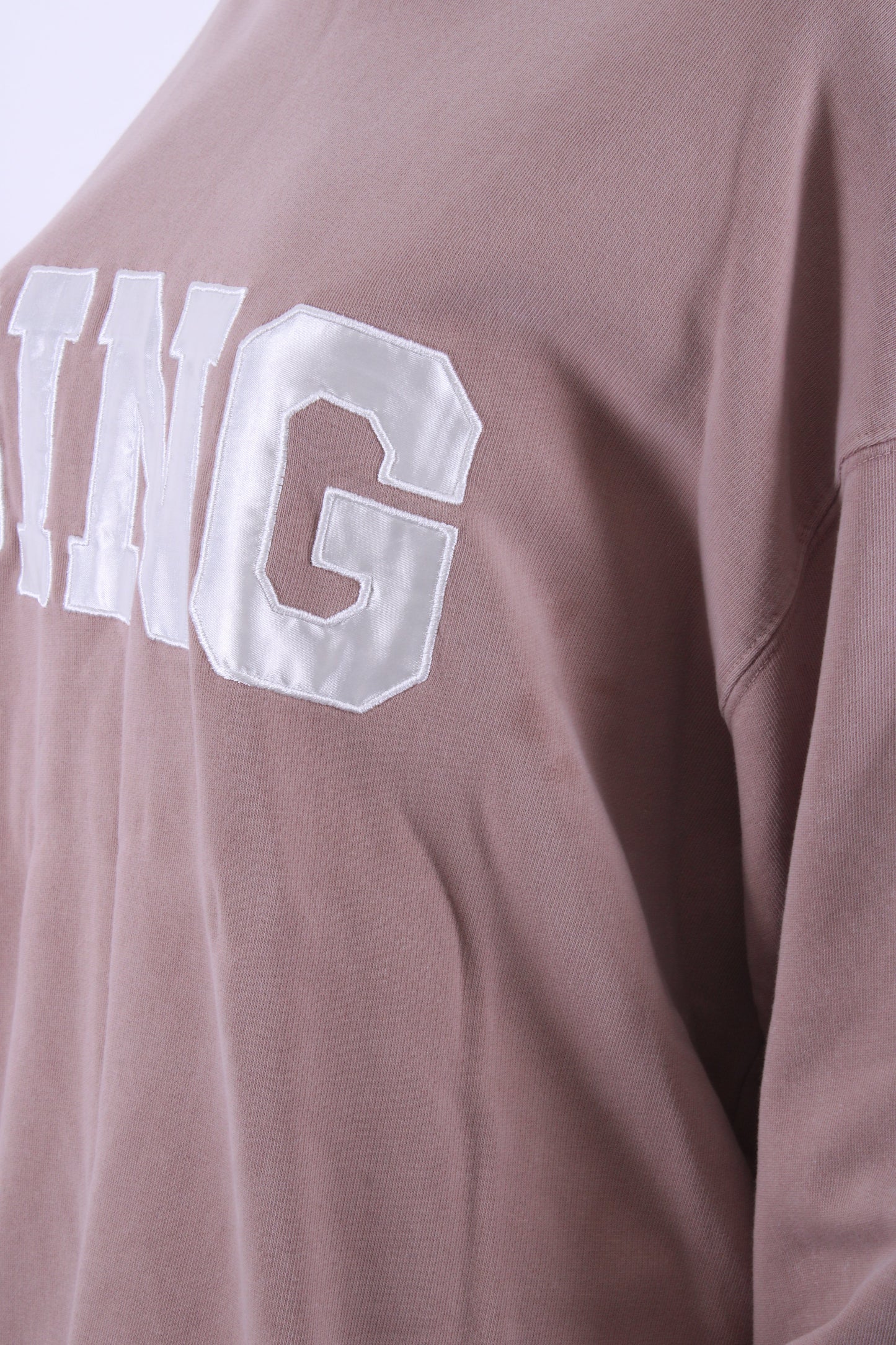 Anine Bing Logo Sweatshirt Taupe M | Medium, Taupe