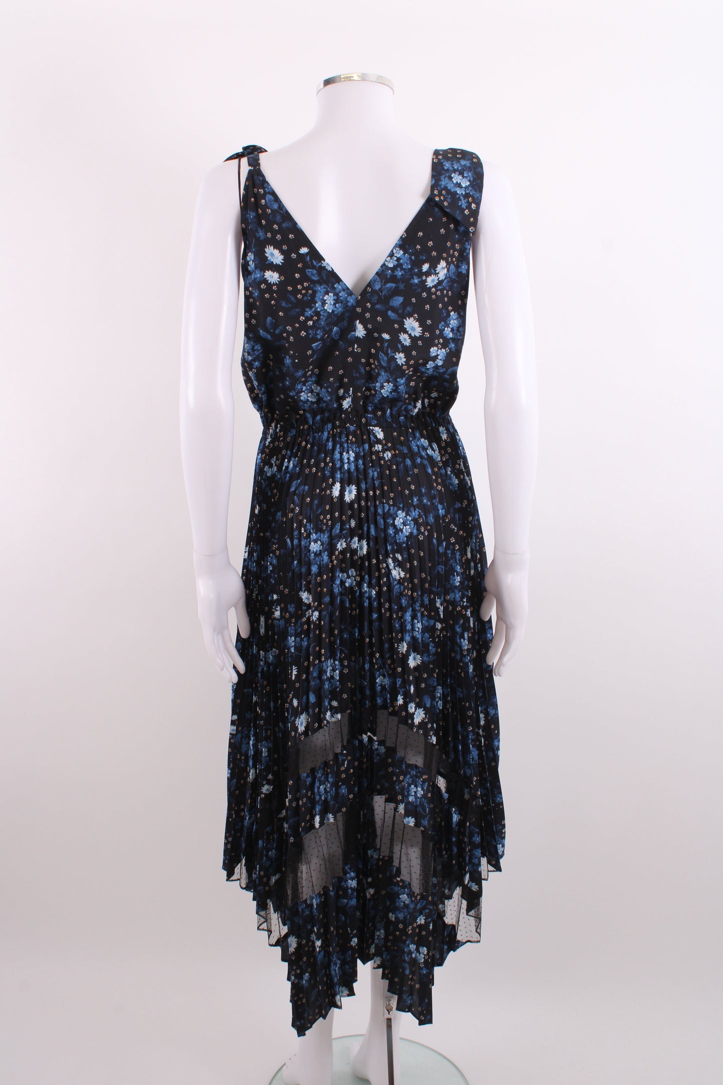 The Kooples Floral Dress Blue S | Small, Blue