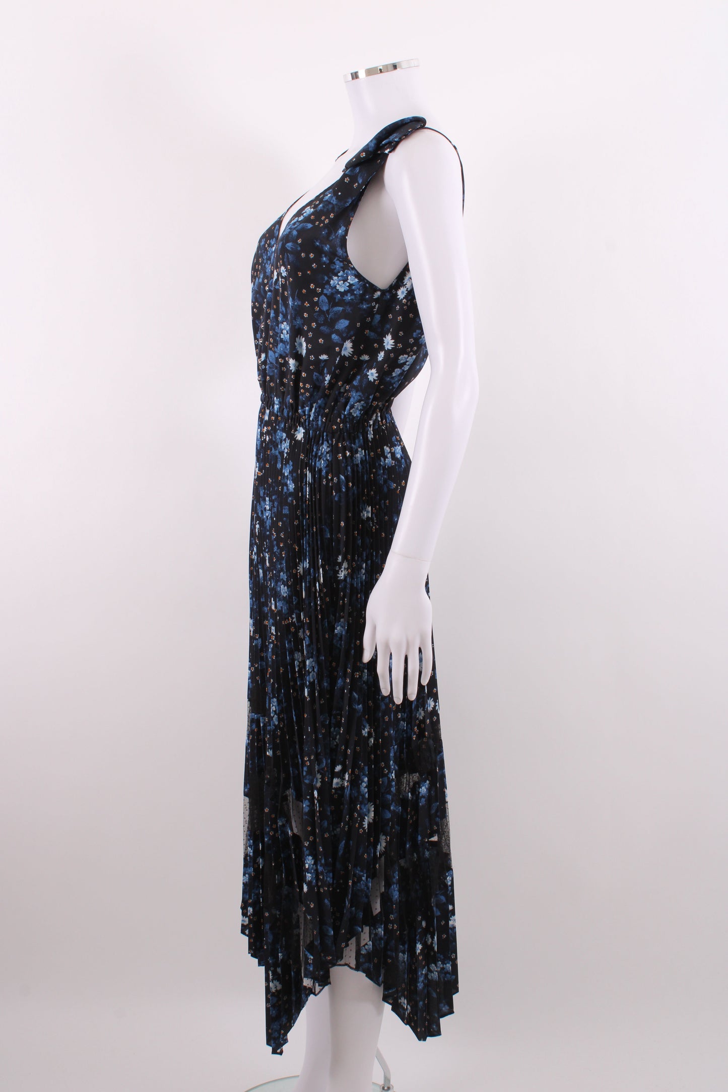 The Kooples Floral Dress Blue S | Small, Blue