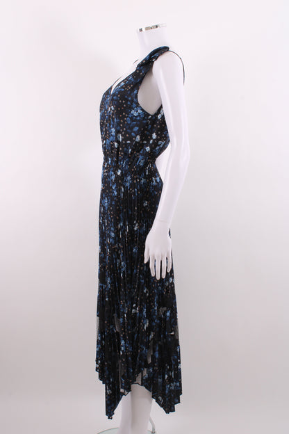The Kooples Floral Dress Blue S | Small, Blue