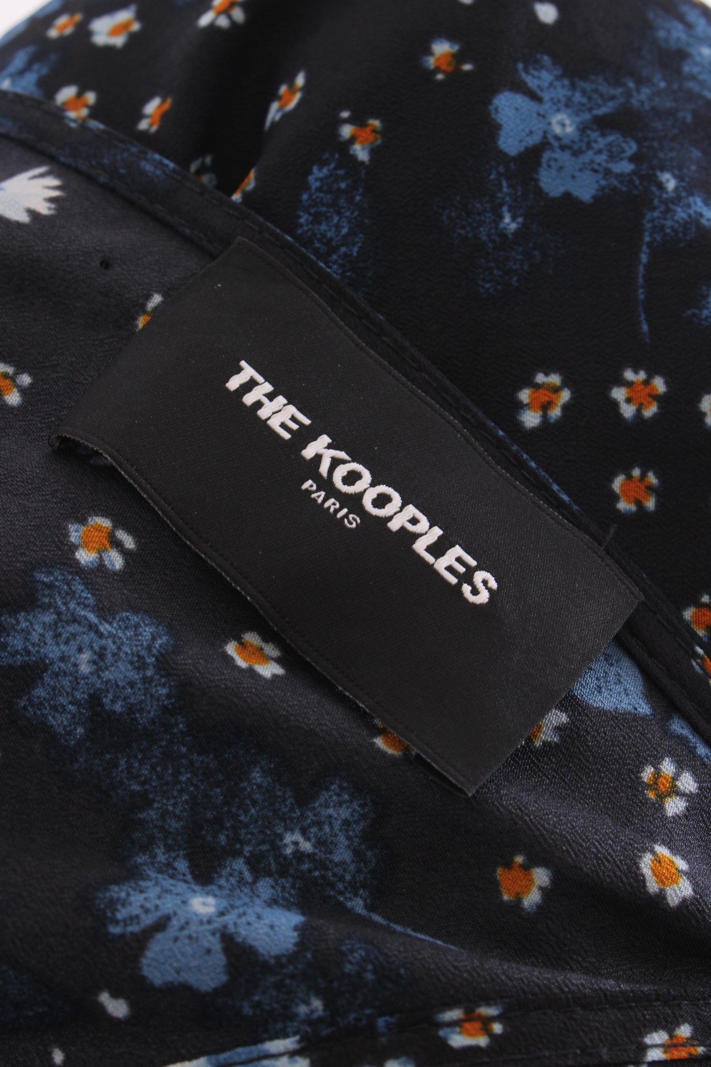 The Kooples Floral Dress Blue S | Small, Blue