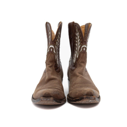 Western Calf Length Cowboy Boots - Known Source