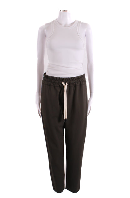 Bassike Trousers Charcoal M | Medium, Charcoal