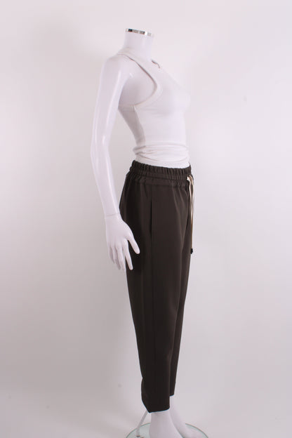 Bassike Trousers Charcoal M | Medium, Charcoal