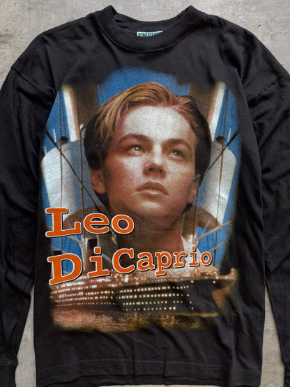 1997 Leo Dicaprio Titanic Movie Promo LS Graphic Tee | Medium, Multicoloured