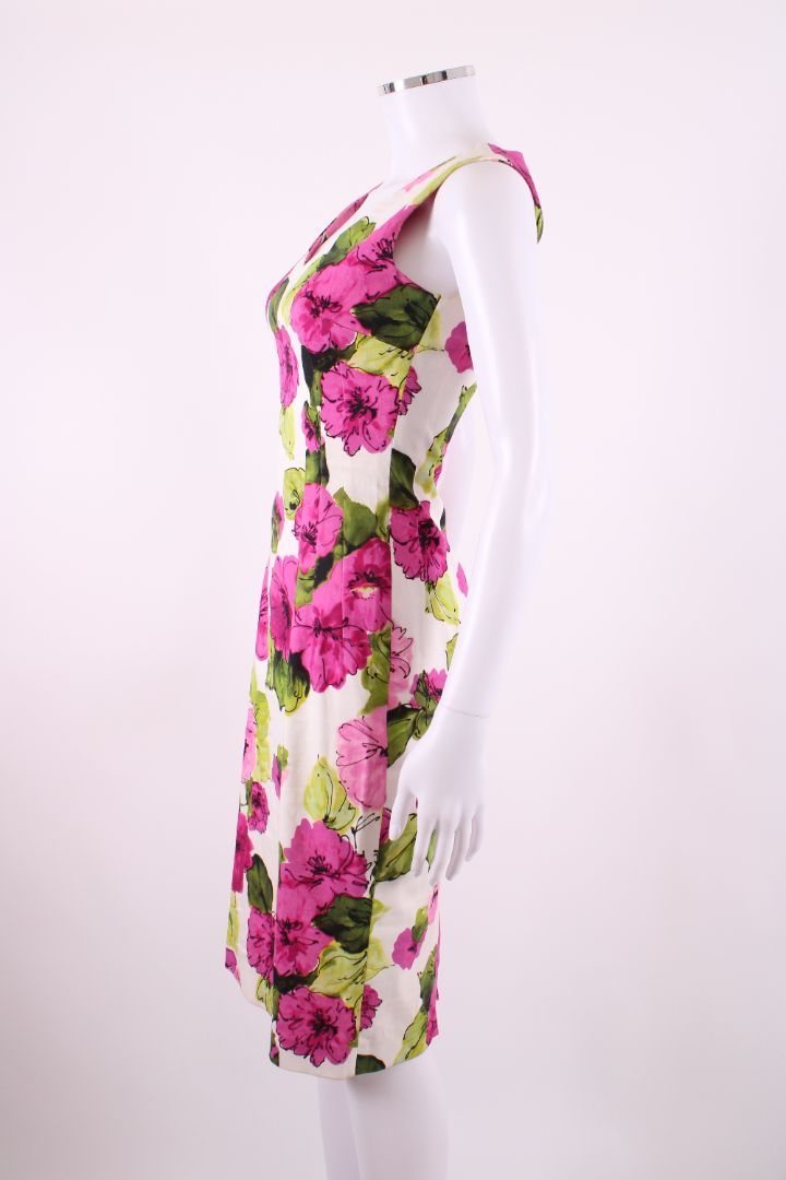 D&G S/S Floral Dress White/ Pink 6 | Default Title, Pink