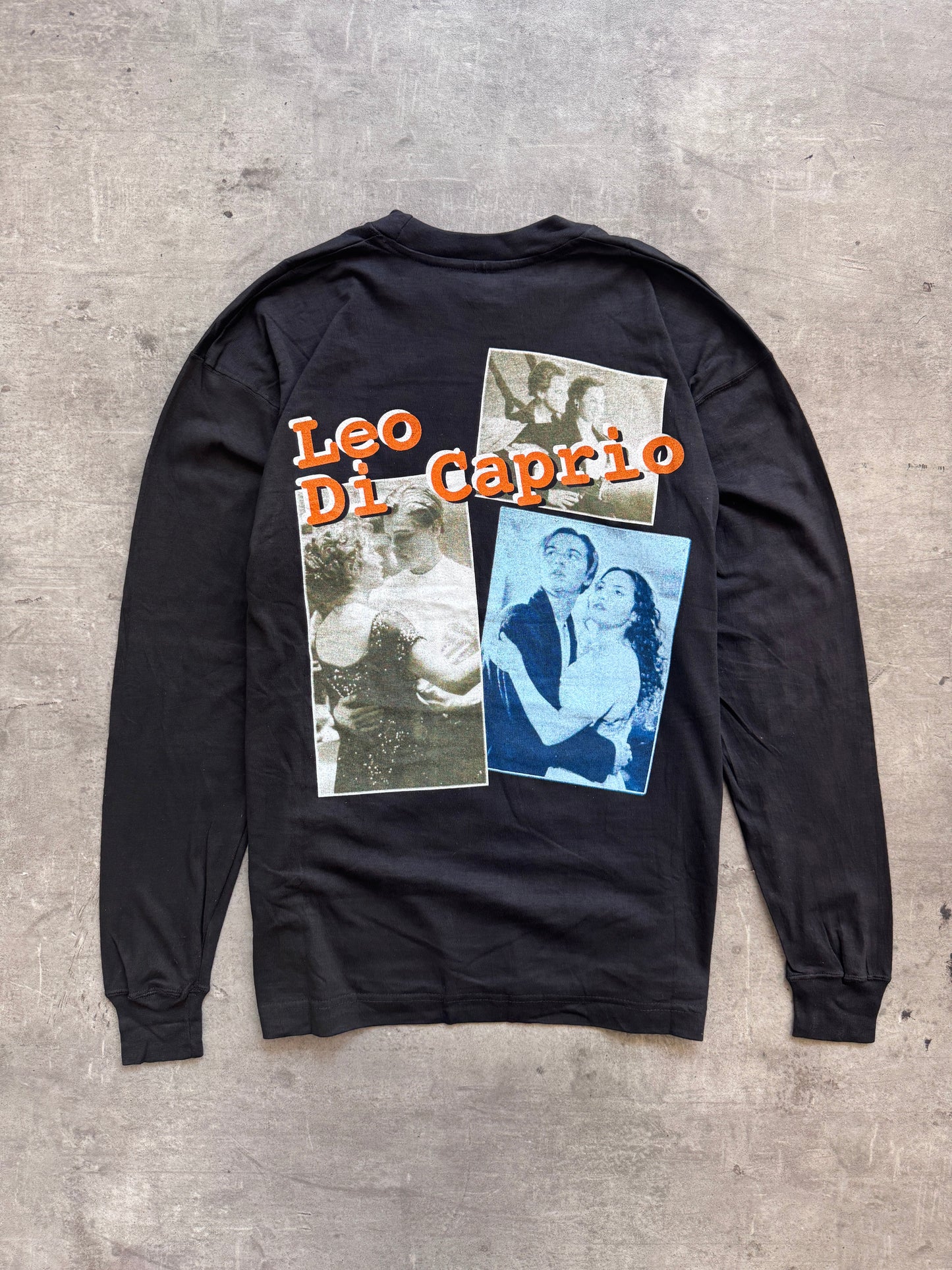 1997 Leo Dicaprio Titanic Movie Promo LS Graphic Tee | Medium, Multicoloured
