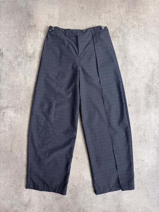 VT Rework: Check Pleated Trouser
