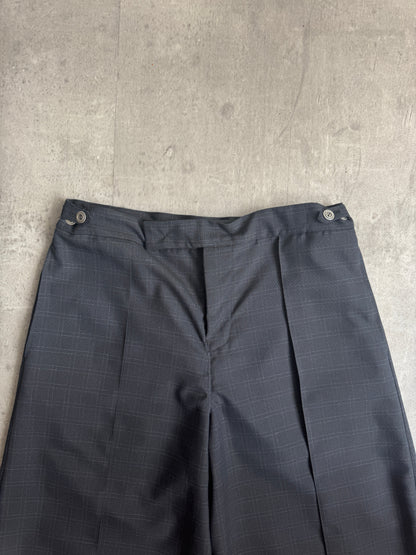 VT Rework: Check Pleated Trouser