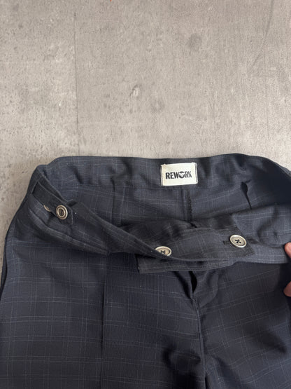 VT Rework: Check Pleated Trouser