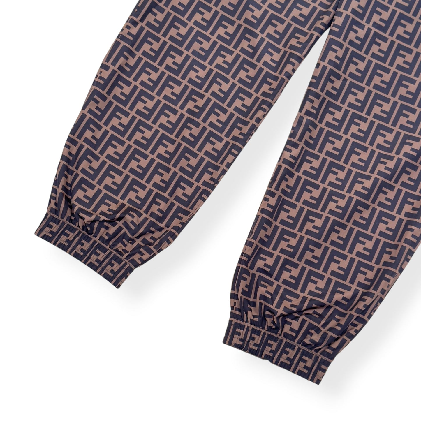 FENDI FF LOGO TRACK PANTS BROWN 50 / M | Medium, Brown