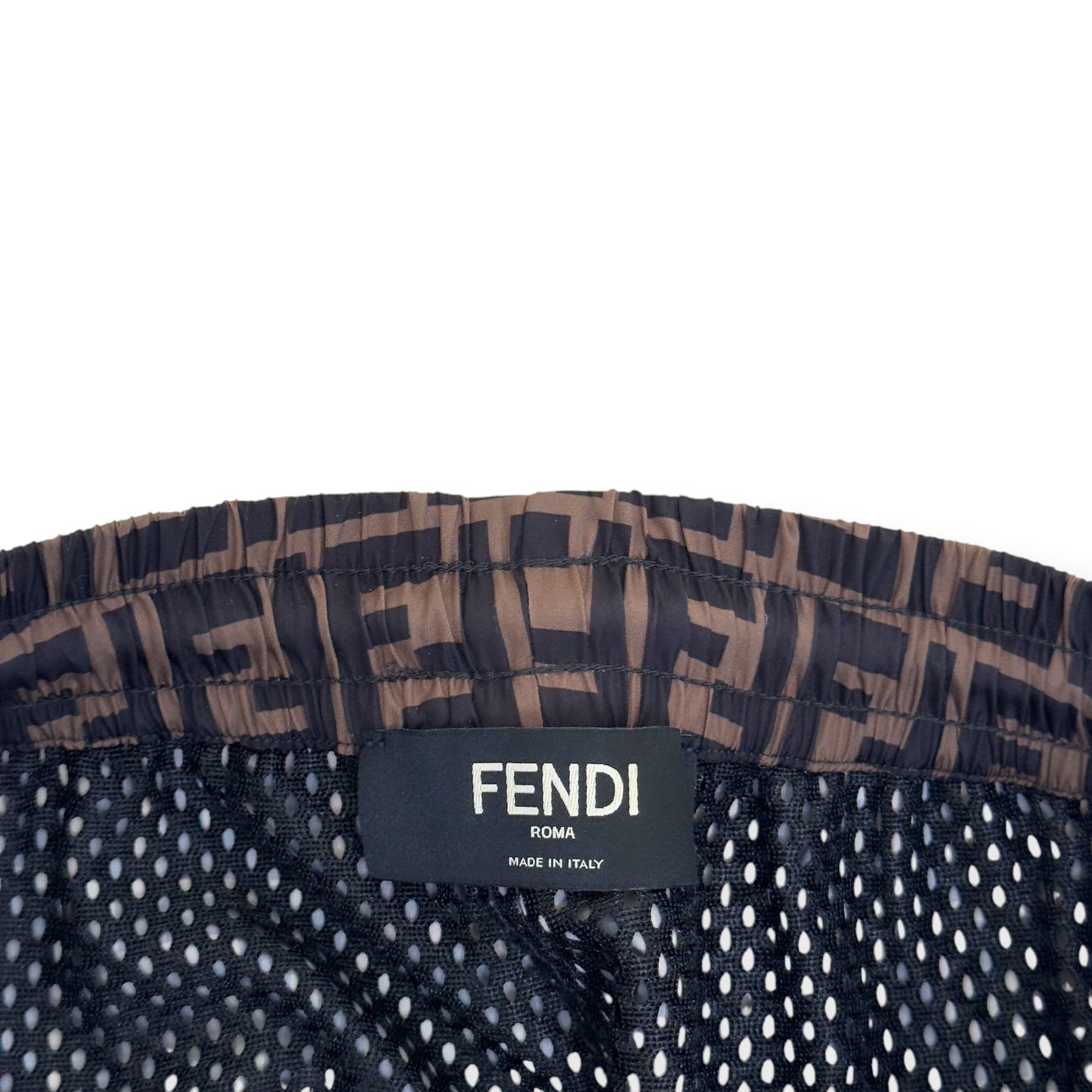 FENDI FF LOGO TRACK PANTS BROWN 50 / M | Medium, Brown