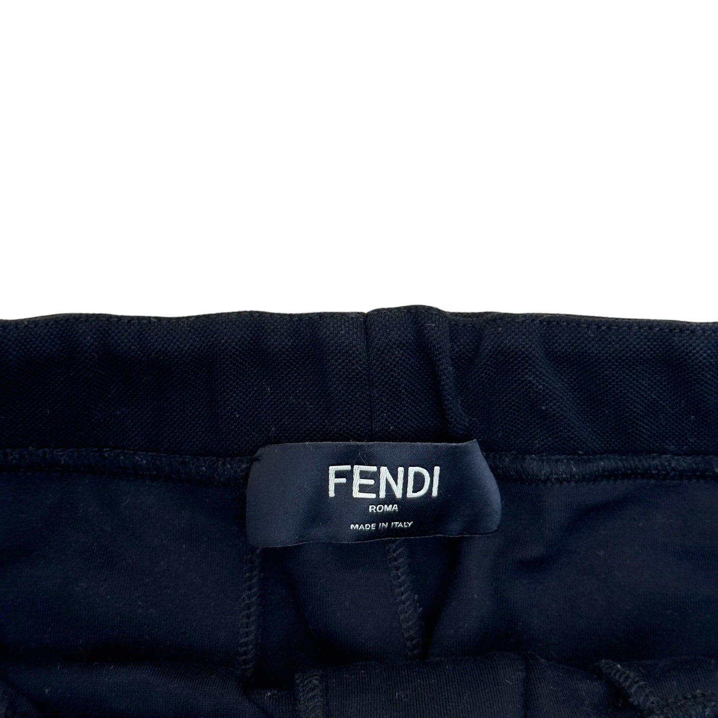 FENDI FF MONOGRAM TRACK PANTS BLACK 52 / L | Large, Black