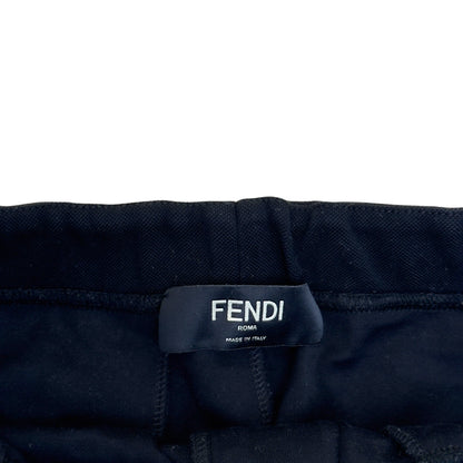 FENDI FF MONOGRAM TRACK PANTS BLACK 52 / L | Large, Black