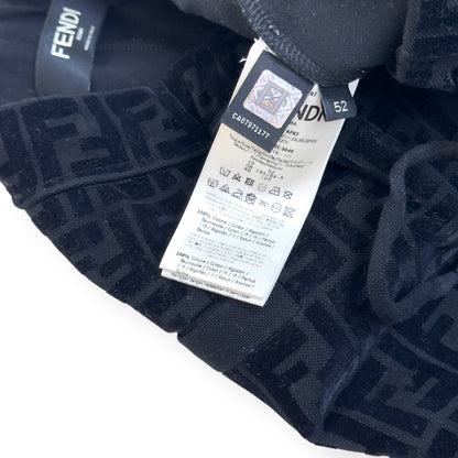 FENDI FF MONOGRAM TRACK PANTS BLACK 52 / L | Large, Black