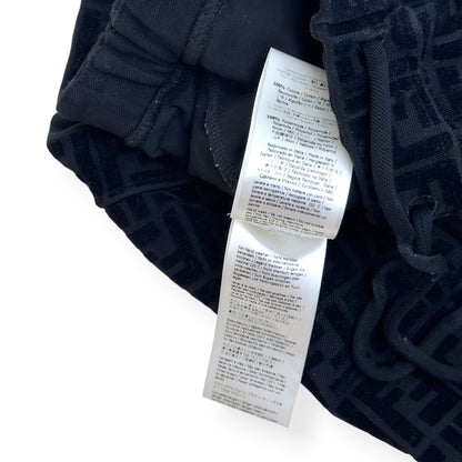 FENDI FF MONOGRAM TRACK PANTS BLACK 52 / L | Large, Black