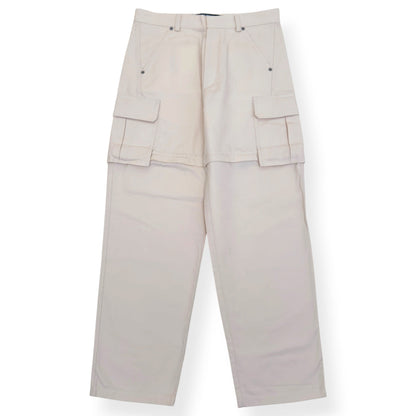 JACQUEMUS LE PAPIER CARGO TROUSERS CREAM 48 / S | Small, Cream
