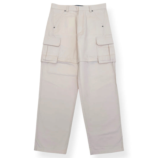 JACQUEMUS LE PAPIER CARGO TROUSERS CREAM 48 / S | Small, Cream