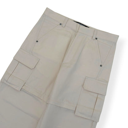 JACQUEMUS LE PAPIER CARGO TROUSERS CREAM 48 / S | Small, Cream