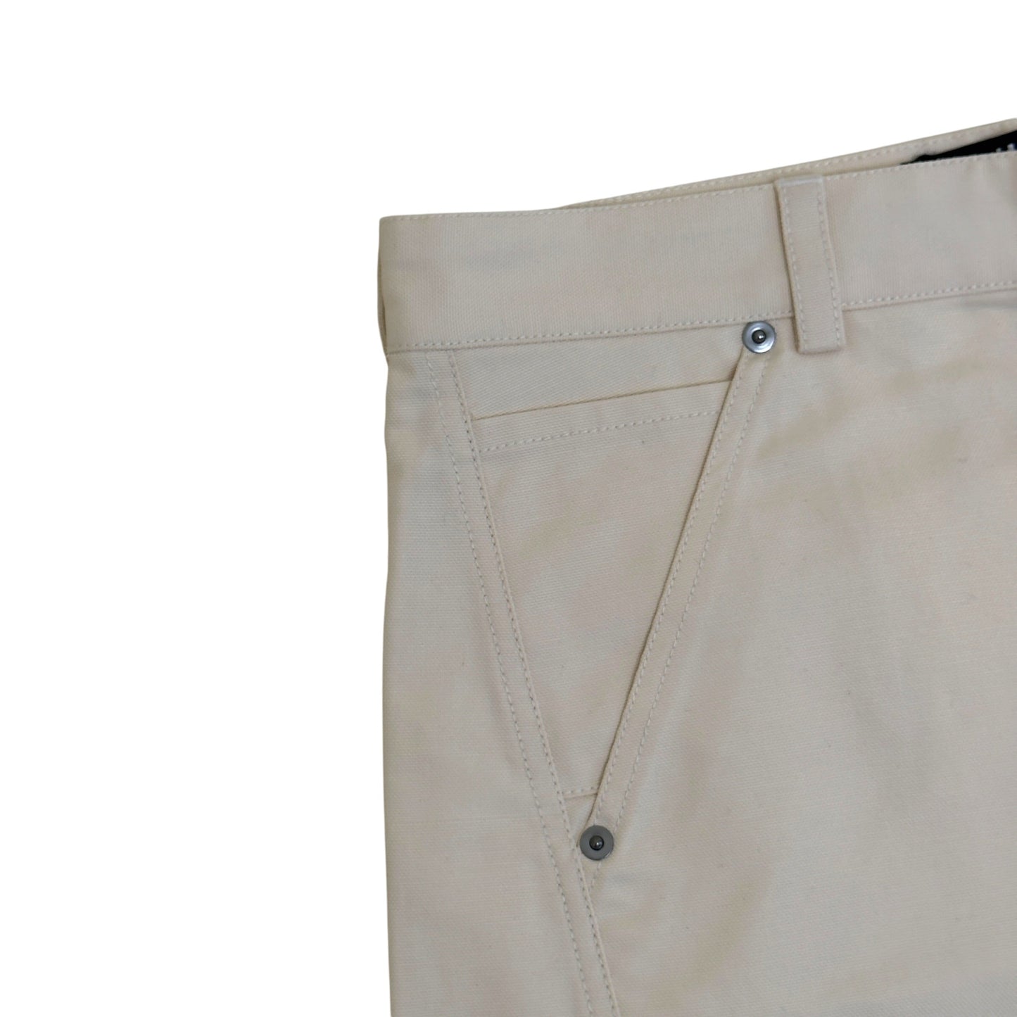 JACQUEMUS LE PAPIER CARGO TROUSERS CREAM 48 / S | Small, Cream