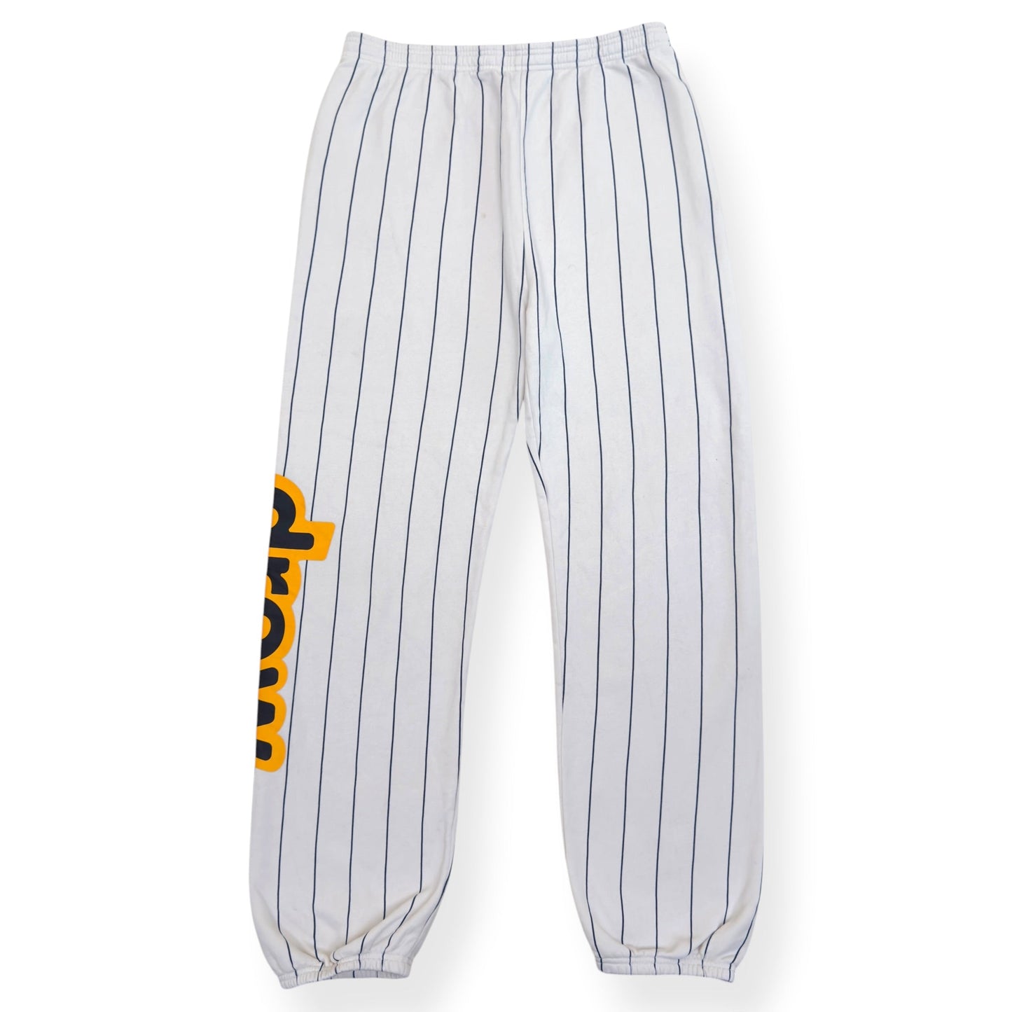DREW HOUSE SECRET SWEATPANTS PINSTRIPE WHITE M | Medium, White