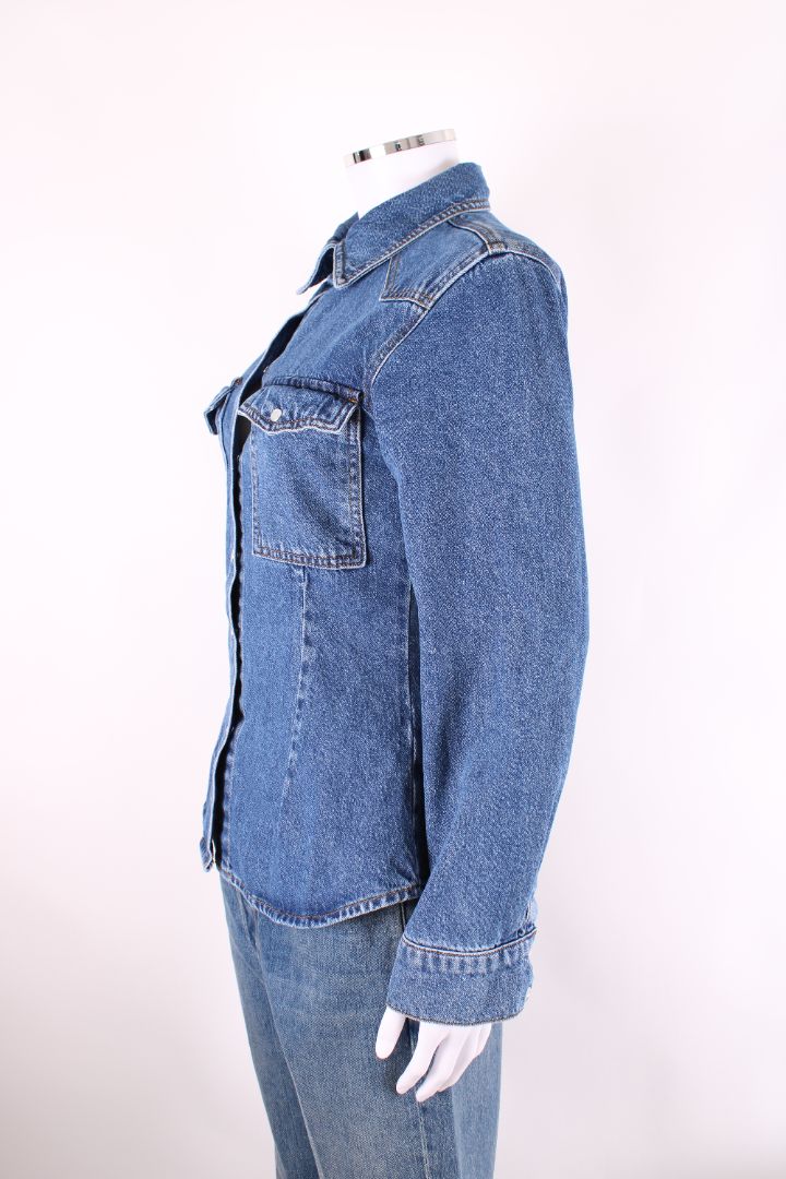 Malina L/S Anthea Shirt Denim 6 | O/S, Blue