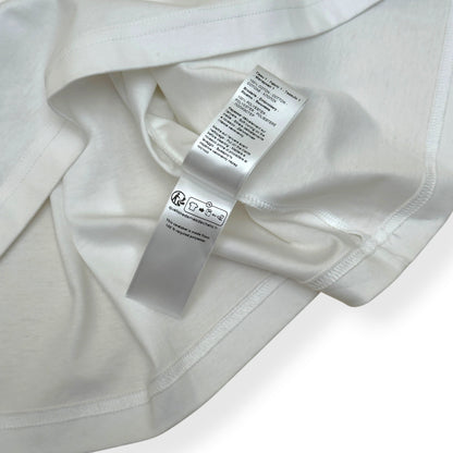 LANVIN CURB LOGO T-SHIRT WHITE / YELLOW L | Large, White