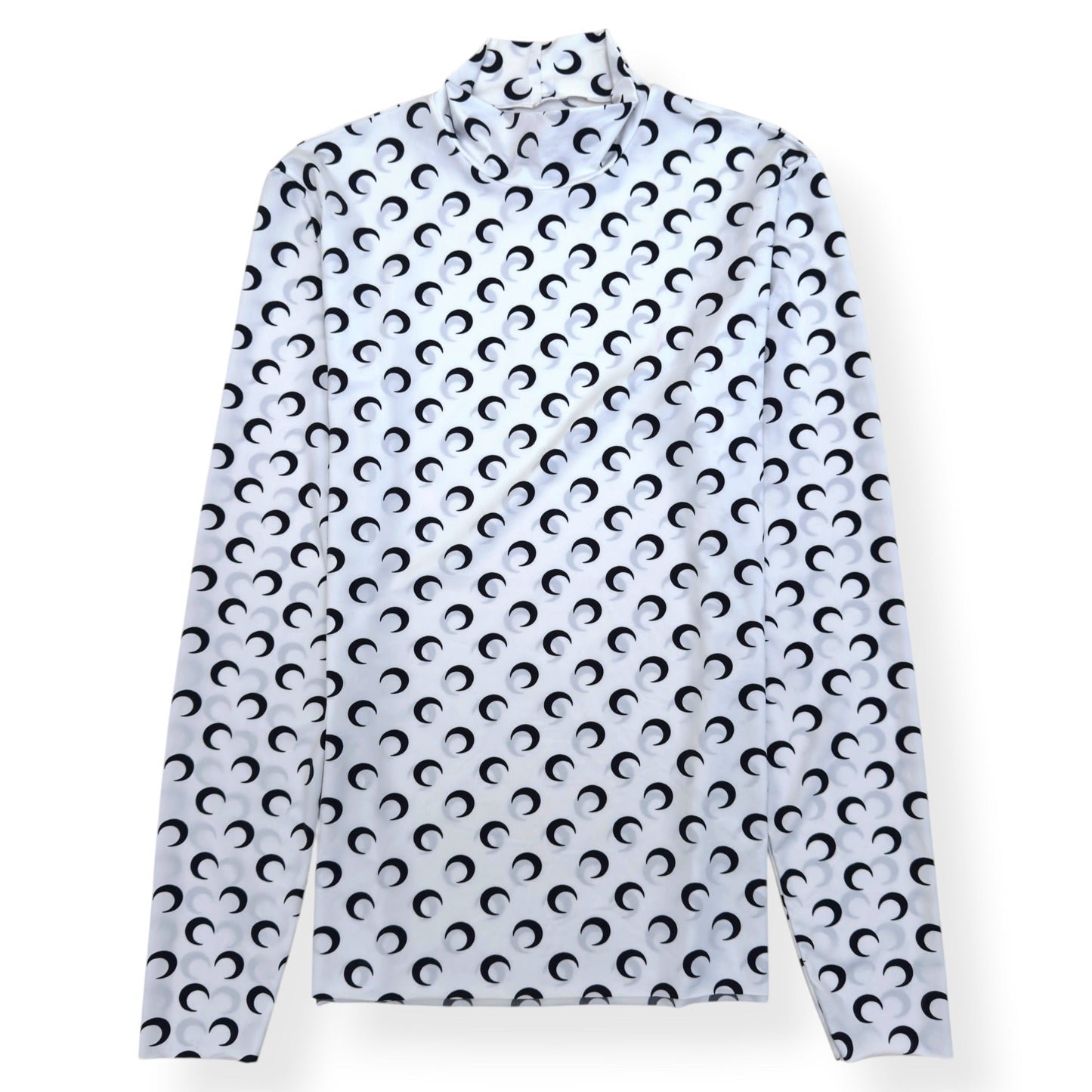 MARINE SERRE MOON PRINT TOP WHITE L | Large, White