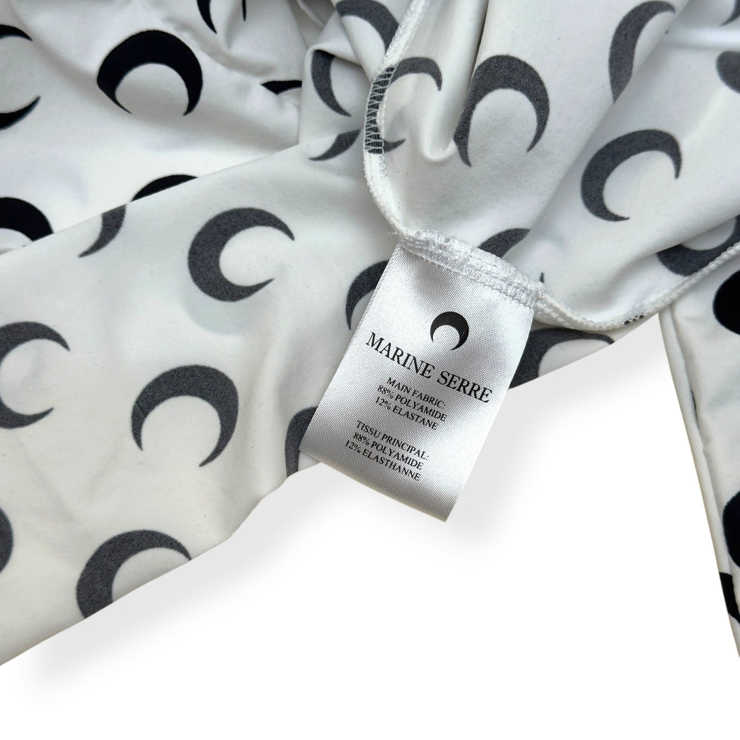 MARINE SERRE MOON PRINT TOP WHITE L | Large, White