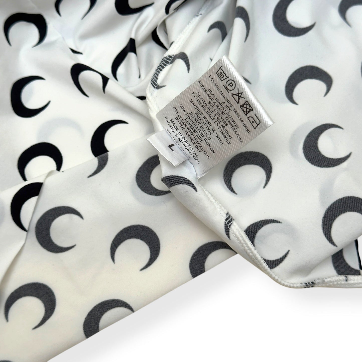MARINE SERRE MOON PRINT TOP WHITE L | Large, White