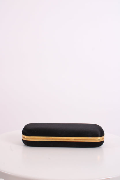 Alexander McQueen Satin Knuckle Clutch Black | O/S, Multicoloured