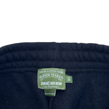 DENIM TEARS X CPFM COTTON WREATH SWEATPANTS BLACK XL | XL, Black