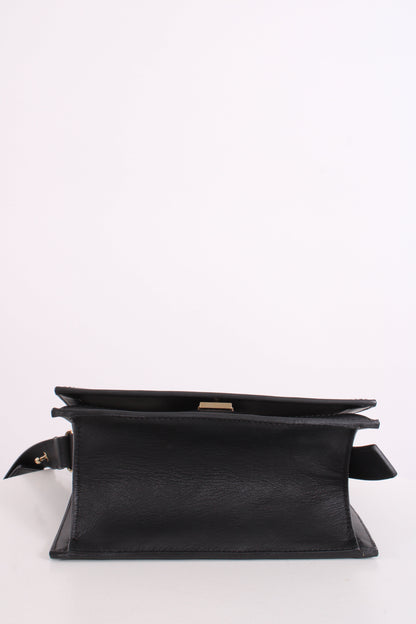 Victoria Beckham Canvas/ Leather Crossbody Bag Cream/ Black | O/S, Multicoloured
