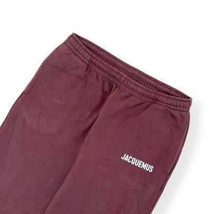 JACQUEMUS LOGO SWEATPANTS BROWN L | Large, Brown
